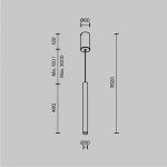Подвесной светильник Maytoni MOD159PL-L6GK Pro Base