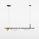 Подвесной светильник Maytoni MOD166PL-L30GB3K Tau