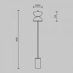 Напольный светильник (торшер) Maytoni MOD178FL-L11B3K Kyoto