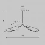 Подвесной светильник Maytoni MOD225PL-04B Organic