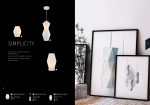 Настольная лампа Maytoni MOD231-TL-01-W Simplicity
