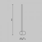 Настенный светильник (бра) Maytoni MOD237WL-L6B3K Light stick