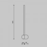 Настенный светильник (бра) Maytoni MOD237WL-L6BS3K Light stick