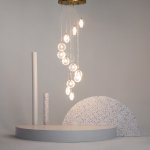 Подвесной светильник Maytoni MOD254PL-12BS Frozen