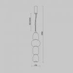 Подвесной светильник Maytoni MOD267PL-L32G3K Pattern