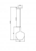 Подвесной светильник Maytoni MOD271PL-01B5 Duality
