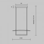 Подвесной светильник Maytoni MOD280PL-L30B3K1 Ambience
