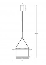 Подвесной светильник Maytoni MOD280PL-L30B3K Ambience