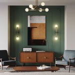 Настенный светильник бра Maytoni MOD287WL-02BS Teatro