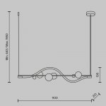Подвесной светильник Maytoni MOD289PL-L13BS3K Oasis