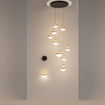 Настенный светильник бра Maytoni MOD295WL-L12BBS3K Area