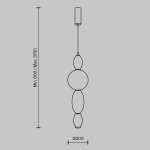 Подвесной светильник Maytoni MOD297PL-L12BS3K Adore