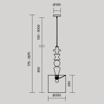 Подвесной светильник Maytoni MOD298PL-01W1 Comforty