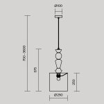 Подвесной светильник Maytoni MOD298PL-01W2 Comforty