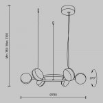 Подвесной светильник Maytoni MOD299PL-L60BC3K Mind