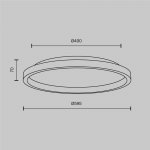 Потолочный светильник Maytoni MOD311CL-L40B3K Orign