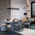 Подвесной светильник Maytoni MOD319PL-L30B3K Fluffy