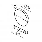 Настенный светильник (бра) Maytoni MOD320WL-L6BS3K1 Jupiter