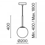 Подвесной светильник Maytoni MOD321PL-01W1 Basic form