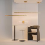 Подвесной светильник Maytoni MOD340PL-L28BS3K Plume