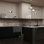 Настенный светильник бра Maytoni MOD350WL-01BBS Inversio