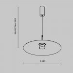 Подвесной светильник Maytoni MOD352PL-L10W3K1 Platte