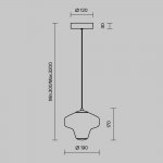 Подвесной светильник Maytoni MOD359PL-L6BS3K