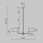 Подвесной светильник Maytoni MOD360PL-06B