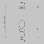 Подвесной светильник Maytoni MOD362PL-L10BG3K