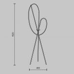 Напольный светильник торшер Maytoni MOD369FL-L36BS3K Crochet