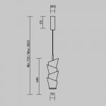 Подвесной светильник Maytoni MOD374PL-L28W3K