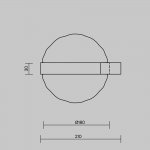 Настенный светильник бра Maytoni MOD379WL-L6B3K Misterio