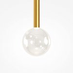 Плафон стекло прозрачный 100мм с наружней резьбой 20мм MOD383PL Bubble dream