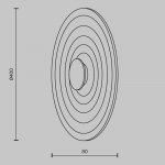 Настенный светильник бра Maytoni MOD400WL-L5KH3K Nami