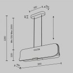 Подвесной светильник Maytoni MOD408PL-L12B3K