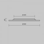 Потолочный светильник Maytoni MOD426CL-L74WK