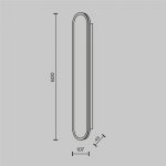 Настенный светильник (бра) Maytoni MOD429WL-L30BSK