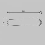 Настенный светильник (бра) Maytoni MOD437WL-L17BG3K