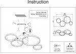 Люстра диодная кольцами Maytoni MOD448-44-N Olympia