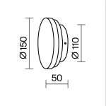 Настенный светильник (бра) Maytoni MOD461WL-L5BGK