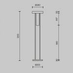 Напольный светильник (торшер) Maytoni MOD463FL-L24B3K