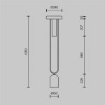 Напольный светильник (торшер) Maytoni MOD463FL-L24BS3K