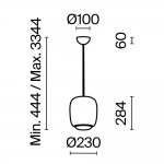 Подвесной светильник Maytoni MOD466PL-L12GR3K