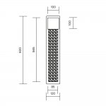 Настенный светильник (бра) Maytoni MOD474WL-L30B3K