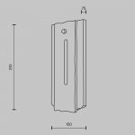 Настенный светильник (бра) Maytoni MOD523WL-L15BG3K