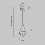 Подвесной светильник Maytoni MOD534PL-L11B3K