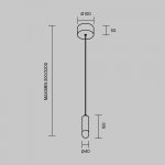 Подвесной светильник Maytoni MOD534PL-L4B3K1