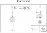 Подвесной светильник Maytoni MOD893-11-W Flash