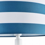 Настольная лампа с полосатым абажуром Maytoni MOD963-TL-01-W