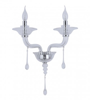 Светильник бра Crystal lux MONICA AP2 CHROME/TRANSPARENT 2500/402